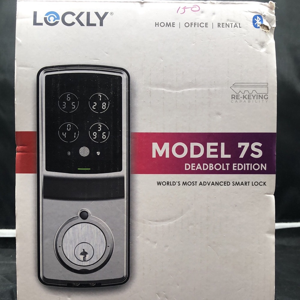 Lockly Model 7S SingleCylinder Smart Deadbolt Lock